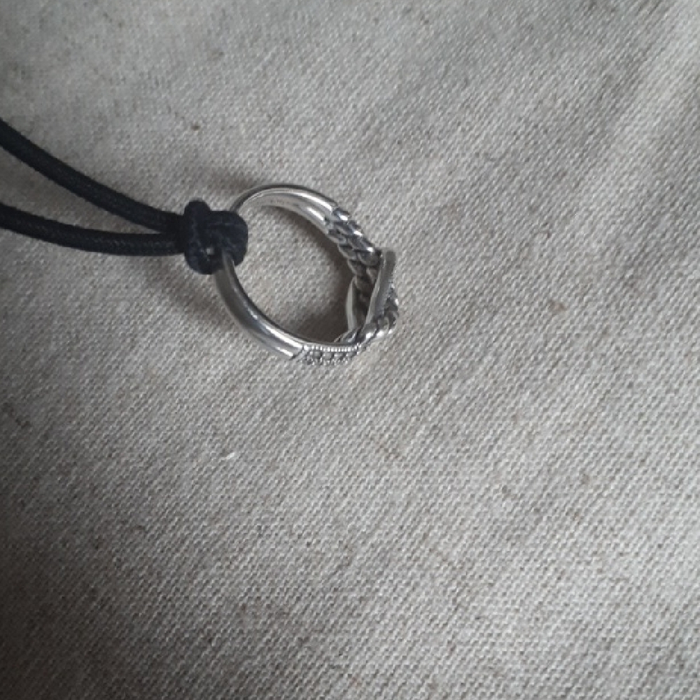 Marc Sterling Silver & Marcasite Twisted Rope Ring - Picture 6 of 9